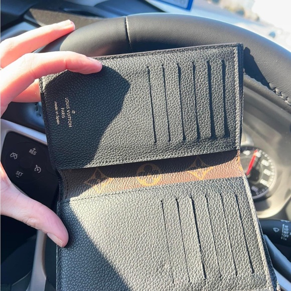 Pallas Compact Wallet Noir & Monogram - Picture 2 of 15